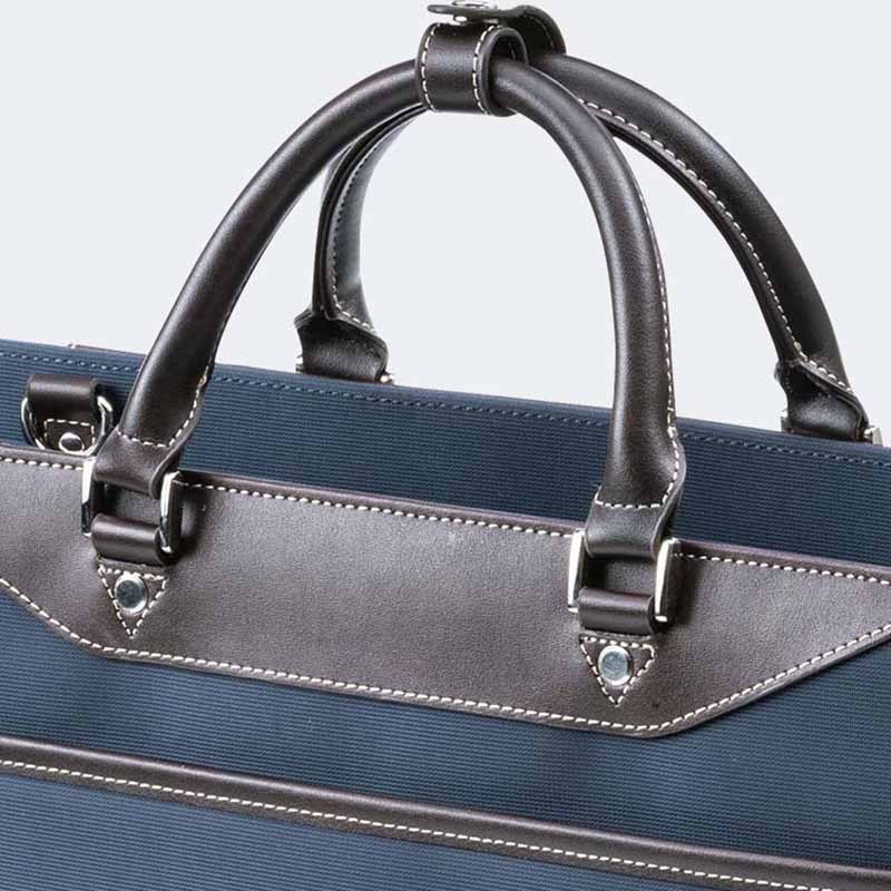 山业(SANWA SUPPLY)BAG-BZC3NV 商务电脑包 2WAY 圆角硬款 15.6英寸 蓝色