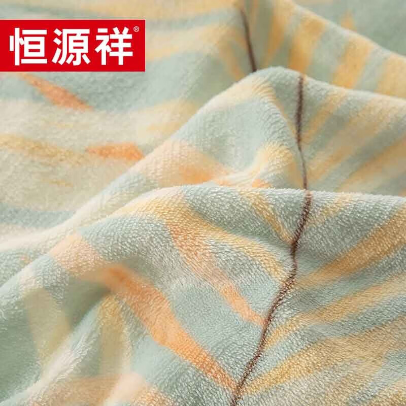 恒源祥 TBK2058一往情深贝贝绒加厚秋冬四件套 200*230cm