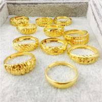 越南沙金镀金女士可节戒子情侣对戒结婚饰品仿黄金男士戒指送女朋友老婆生日礼物送女朋友七夕情人节礼物