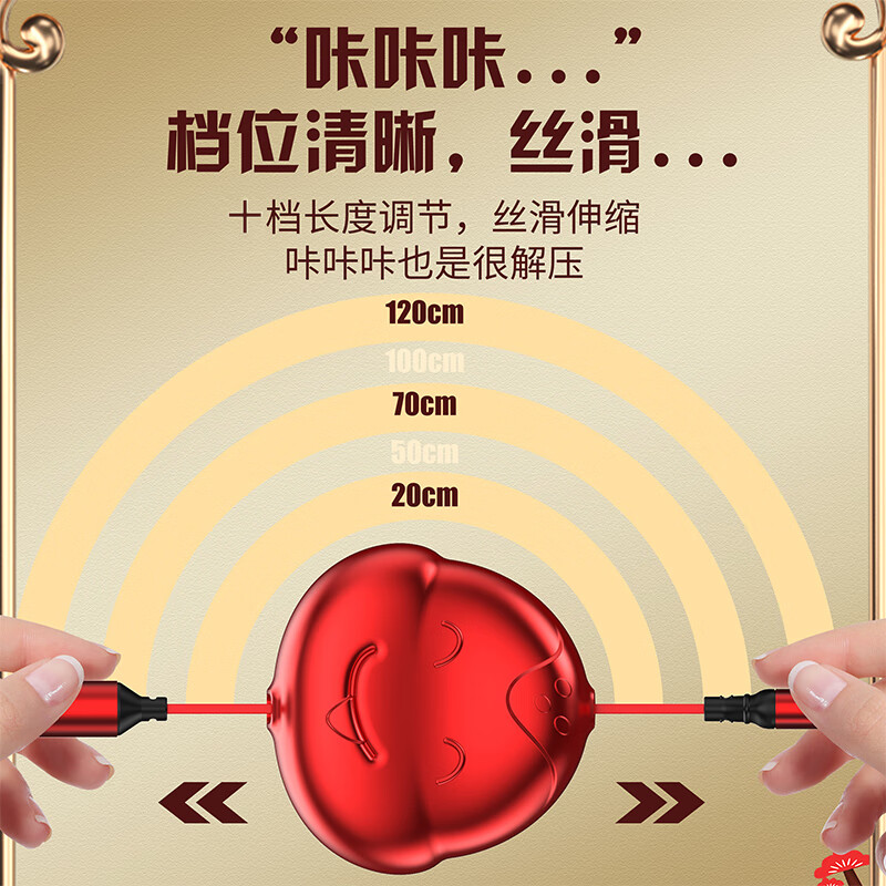 纽曼 蛇年三合一充电线22.5W快充 SXDC01高清大图