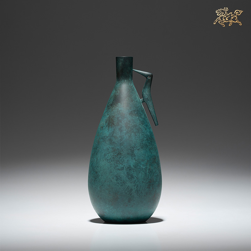 美帮汇全铜摆件《高冈铜器之鸟耳利久》 家居饰品 花瓶高清大图