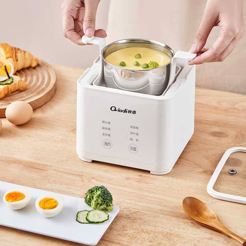 秋帝多功能智能煮蛋器SE-128高效快速煮蛋健康早餐必备创意设计高清大图