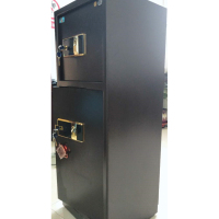 虎牌大型保险柜办公 家用3c认证指纹密码锁全钢防盗 1.2米双开门型 颜色随机