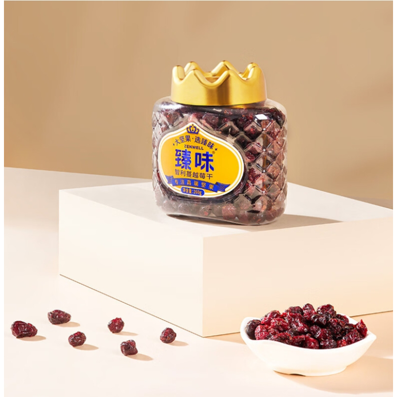 臻味 智利蔓越莓干(整粒) 260g 瓶