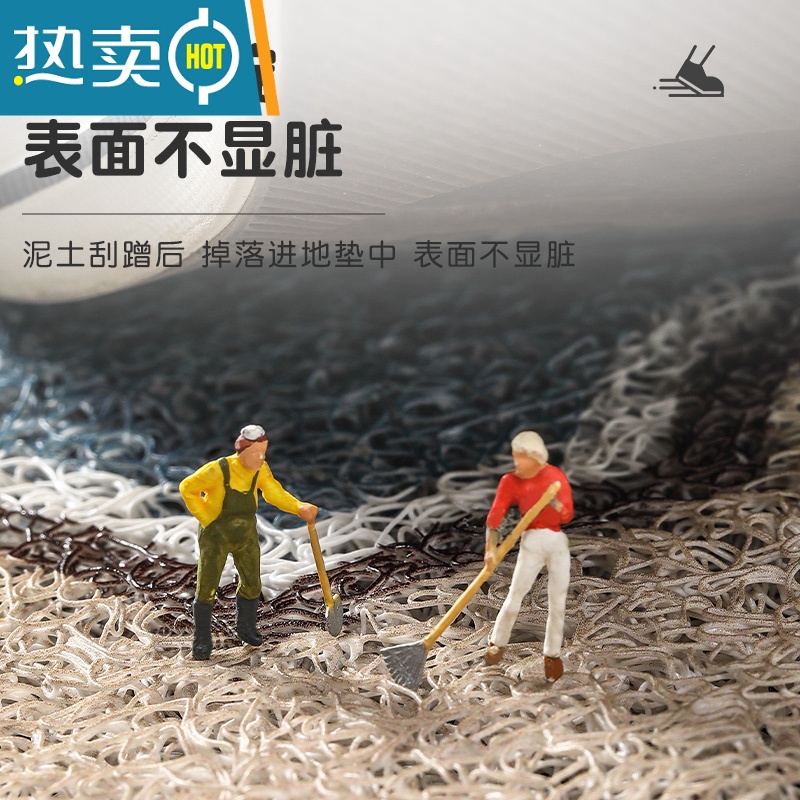 敬平脚垫门垫进门家用进户门地毯垫卡通室外防滑垫玄关垫子入户门地垫高清大图