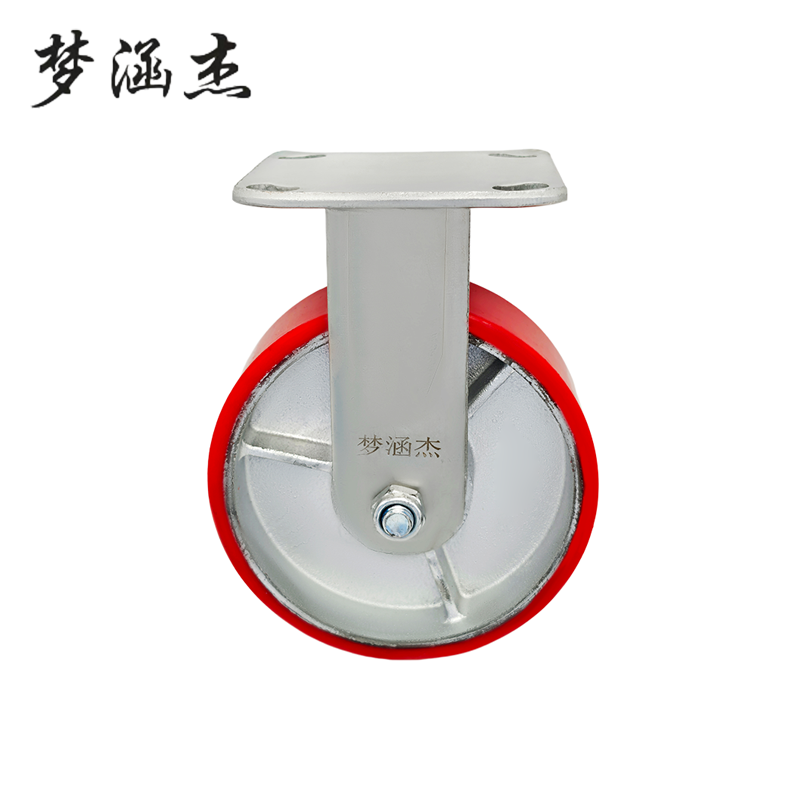 梦涵杰 重型PU脚轮 6寸定向轮 个高清大图