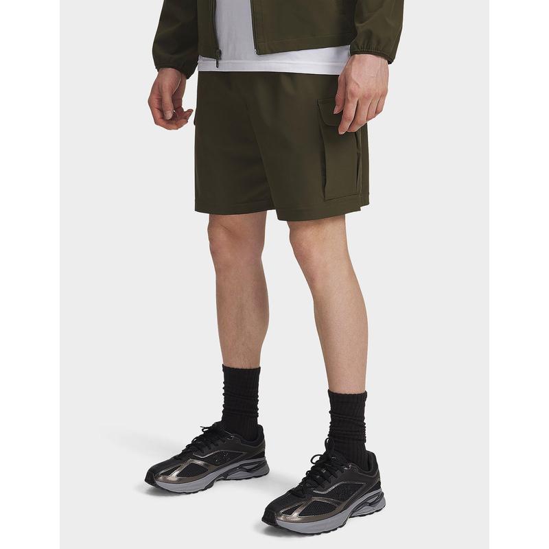 安德玛(under armour)运动短裤轻便透气防泼水四向弹力男式休闲户外高清大图