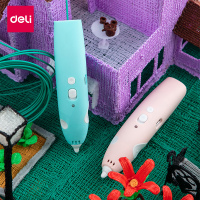 得力(deli)3d打印笔立体绘画笔儿童3D涂鸦画笔低温充电无线3d智能魔法笔