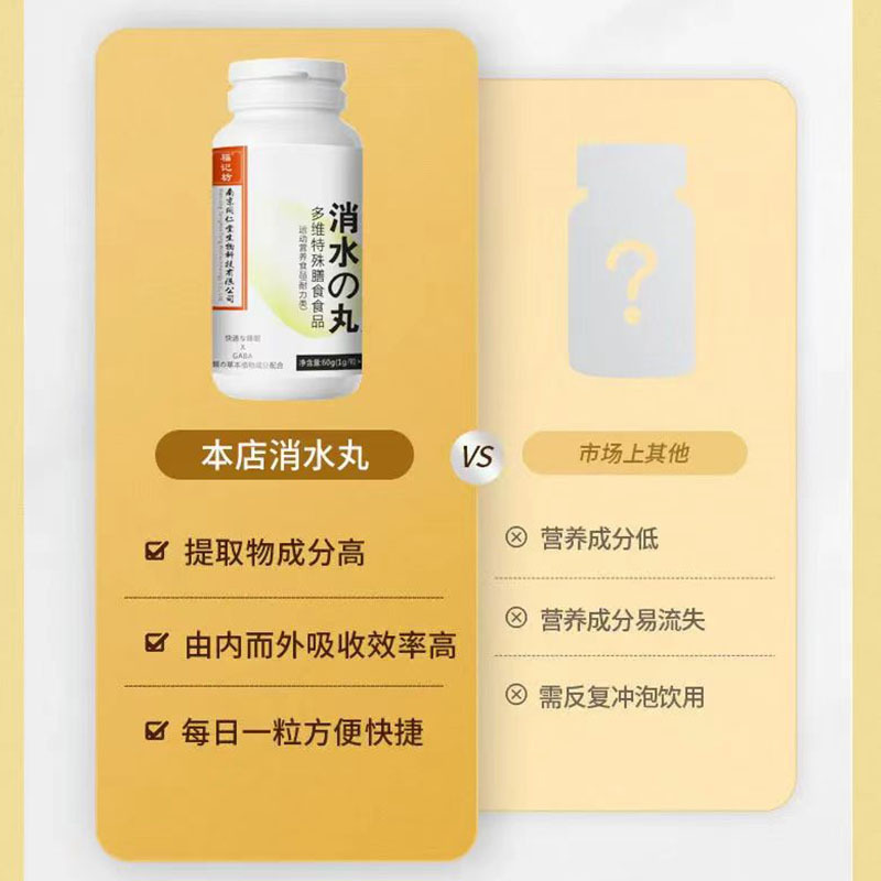 南京同仁堂福记坊消丸超浓缩萃取消水丸男女正品