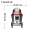 杰诺水过滤吸尘器508T大功率1800W大吸力家用商用工业漩涡式水过滤桶式吸尘器 装修美缝粉尘克星20升