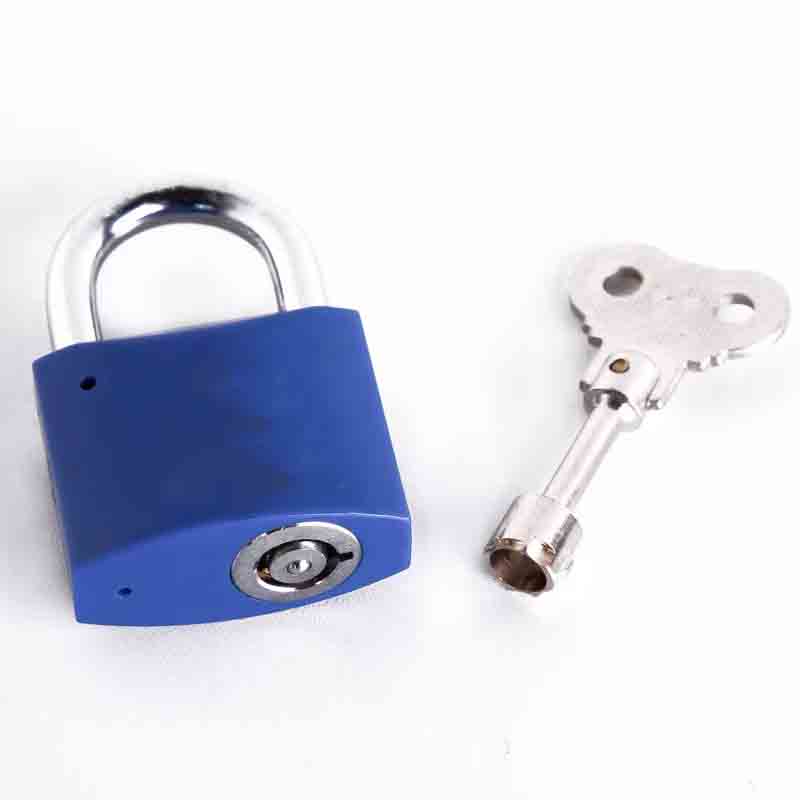 中犀ZX-30 40mm 塑钢通开 梅花锁 (计价单位:个)蓝色高清大图