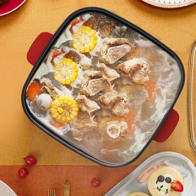九阳电火锅涮肉一体锅多功能大容量多档调温电热锅电煮锅HG60-G330高清大图