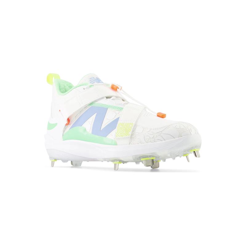 新百伦(New Balance)男棒球鞋速干透气轻量抓地力强专业训练比赛 Optic_White/Neon_Dragonfly 51