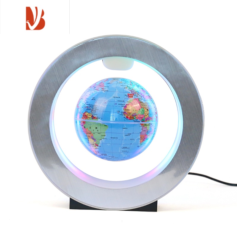 三维工匠磁悬浮地球仪摆件大号发光自转黑科技蓝牙音响创意学生夜灯装饰品高清大图