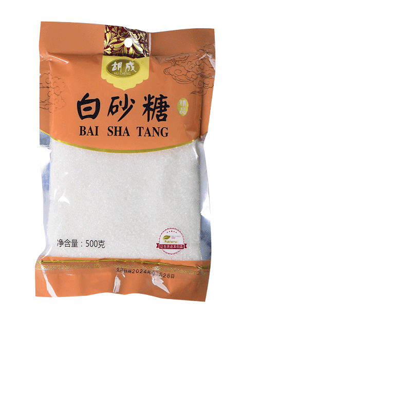 胡成 白 砂糖 500g/袋高清大图