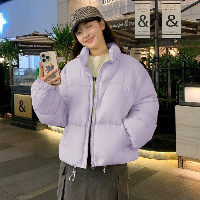 [2.5折价272元]唐狮冬装新款鸭绒羽绒服女短款轻薄款小个子秋冬保暖外套K
