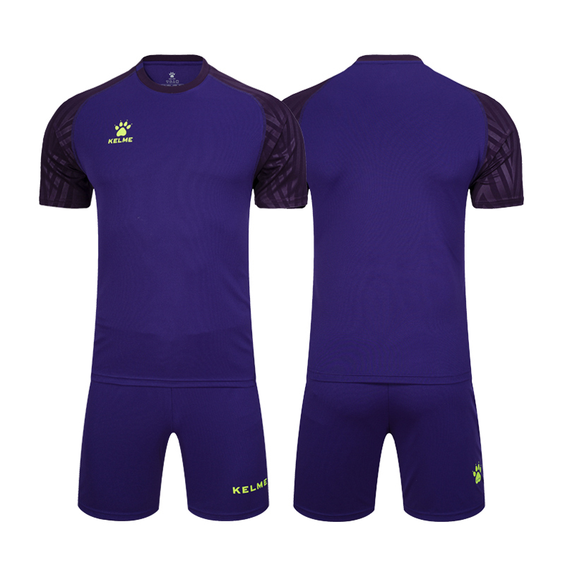 KELME/卡尔美旗舰店20年足球服套装 男短袖球衣比赛训练球服印字