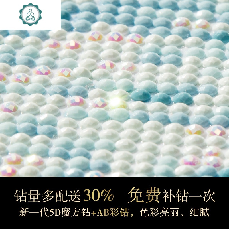 5d钻石画满钻新款轻奢卧室床头简约现代抽象绣十字绣