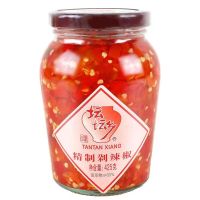 坛坛乡 辣椒酱 拌饭剁椒酱 豉香蒜香朝天椒湖南特产 下饭菜香辣酱 [1瓶]精制剁辣椒425g
