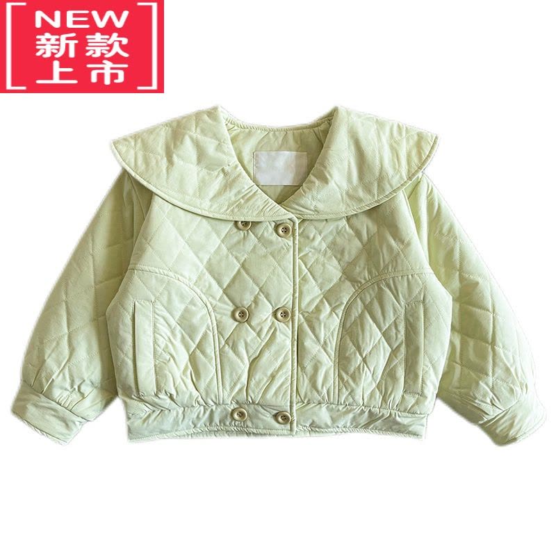 可莉允女童冬装棉服2022新款儿童韩版洋气加厚棉衣外套宝宝棉袄保暖外衣图片