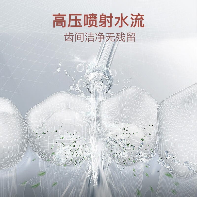 松下(Panasonic) 冲牙器家用水牙线电动洗牙器干电池式冲牙器便携式 EW-JDJ1A-P405高清大图