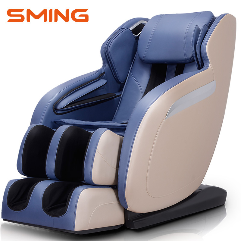 尚铭电器(SminG)按摩椅SM-820L双SL型3D机械手全身智能太空舱多功能全自动沙发蓝色
