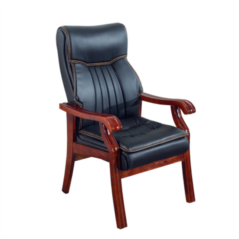 豫亨 办公家具会议椅皮质接待椅会客椅培训椅办公椅实木电脑椅麻将椅棋牌椅老板椅书房椅子高清大图
