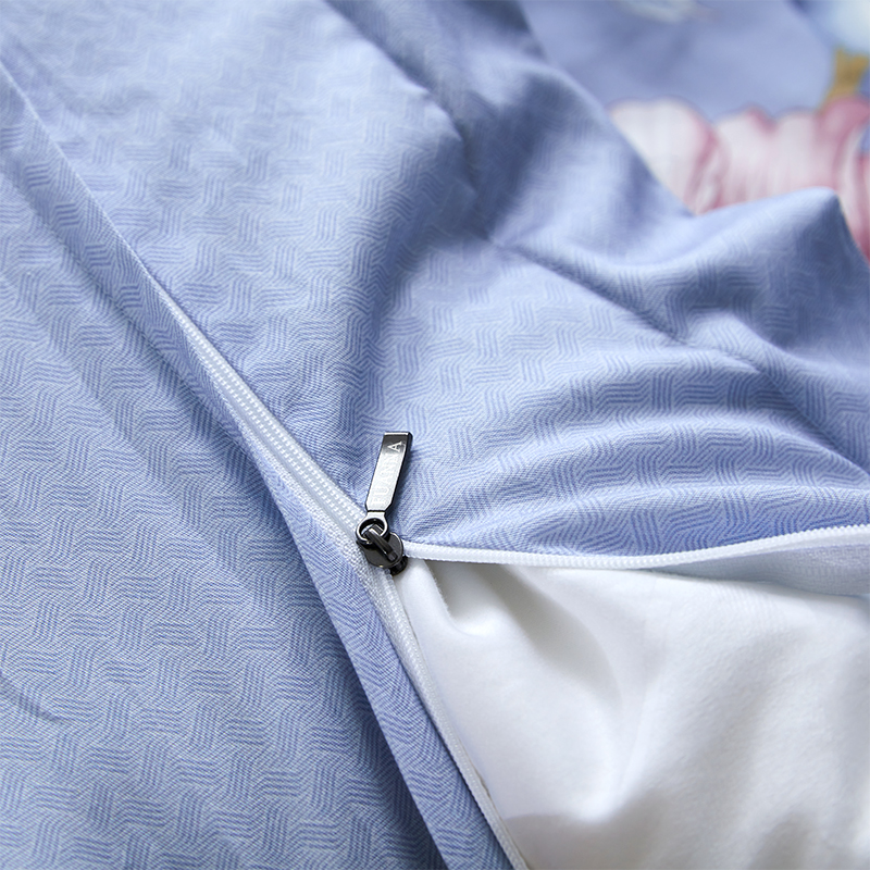 富安娜床单四件套/柳若浮烟203*229cm高清大图