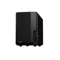 群晖(Synology )DS220+2盘位四核心NAS网络存储服务器(无内置SATA硬盘)不规则体支持NAS盘企业盘