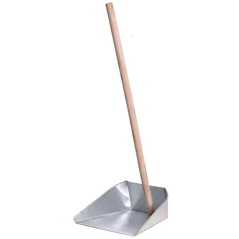 长手柄大垃圾斗超结实加厚簸箕镀锌铁皮垃圾铲家用畚斗