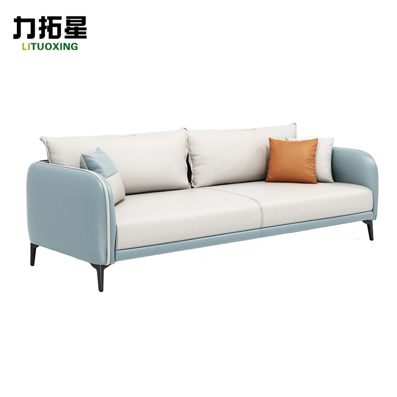 力拓星 商务接待沙发 洽谈沙发 三人 张高清大图