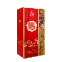 五粮液股份公司出品 金碧辉煌丝绸款 52度500ml 单瓶装 浓香型白酒