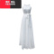 YIBUSHENG长款仙泰国沙滩裙女海边度假雪纺大码显瘦吊带长裙连衣裙