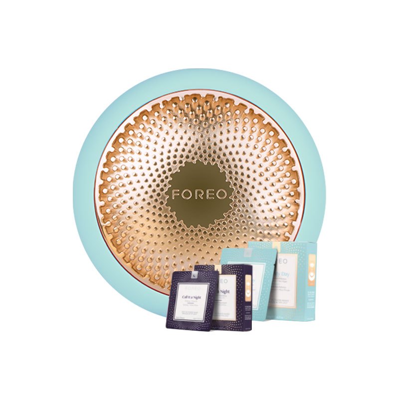 斐珞尔(FOREO)面膜仪 智臻 美容仪 面膜机 UFO薄荷蓝+52盒面膜礼盒定制版(陈伟霆同款)