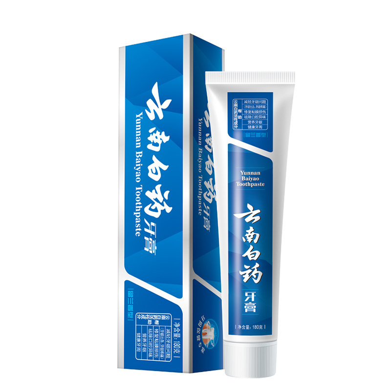 云南白药牙膏(留兰香型)180g*3支装 新老包装 随机发货