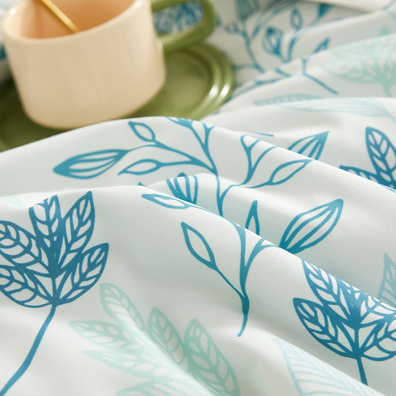 唐纳家纺 清爽夏凉被-叶韵 180*200CM/1500G- TN-SQ25018高清大图