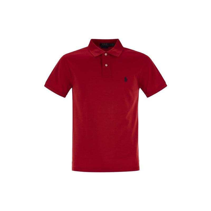 Polo Ralph Lauren男款修身棉质Polo衫透气短袖休闲商务polo衫 textured效果柔软高