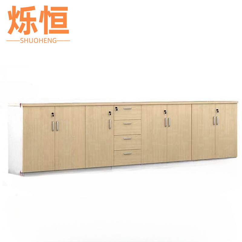 烁恒办公柜7门4抽屉个高清大图