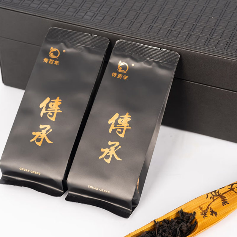传百年茶叶 牛栏坑肉桂 武夷岩茶 2026升级版礼盒装节日礼品茶叶102g/盒(8.5g*12泡)高清大图