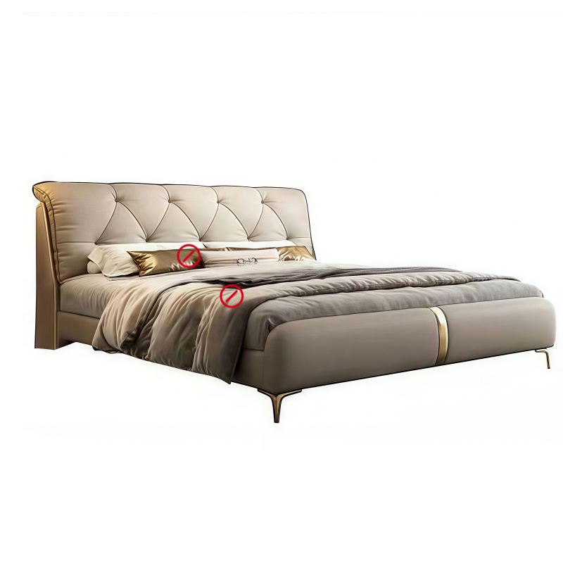 荺炬单人床1.5*2m张高清大图