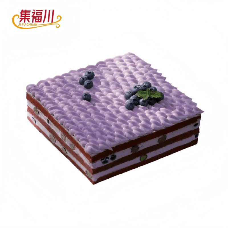 集福川 蓝莓慕斯蛋糕 22cm/个图片