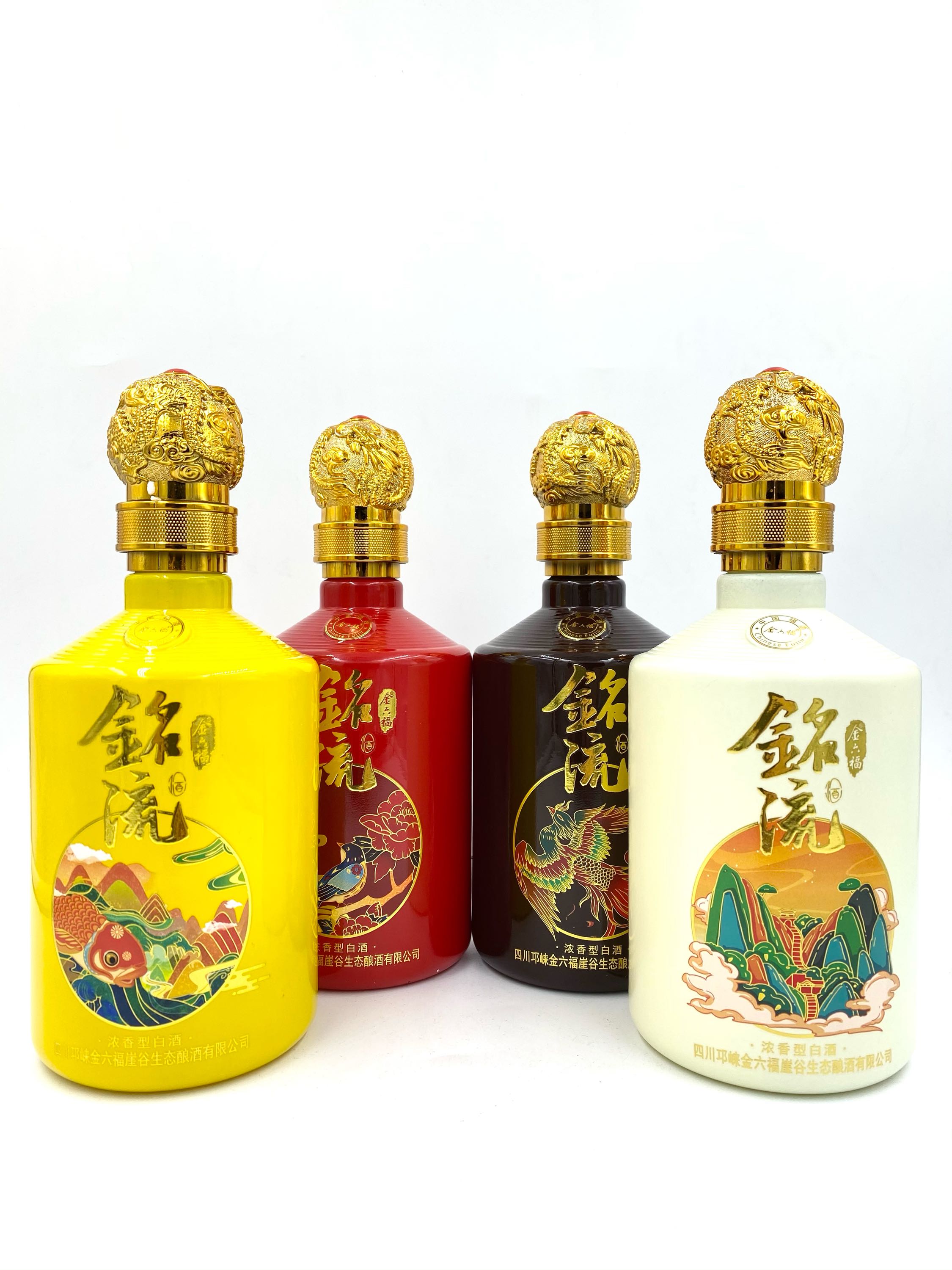 50度金六福铭流500ml瓶4参数