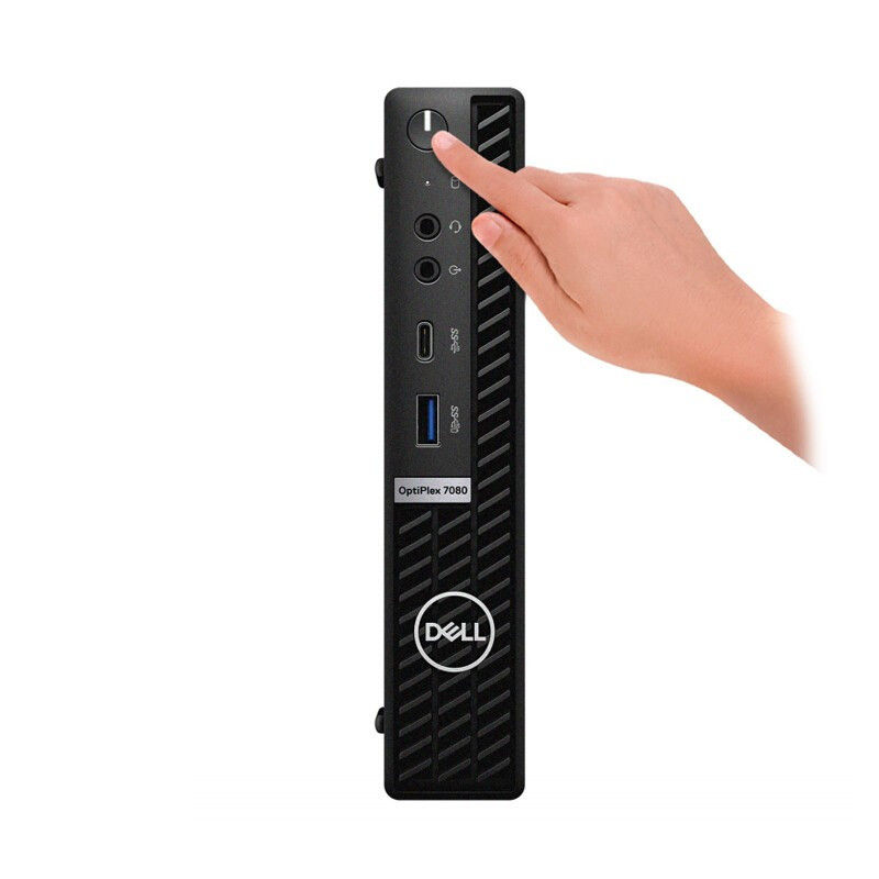 戴尔dell全新 OptiPlex 7090MFF 商用办公旗舰微型mini迷你小主机台式电脑整机(i5-11500T 8G 256G SSD WIFI蓝牙 全国联保 三年上门)