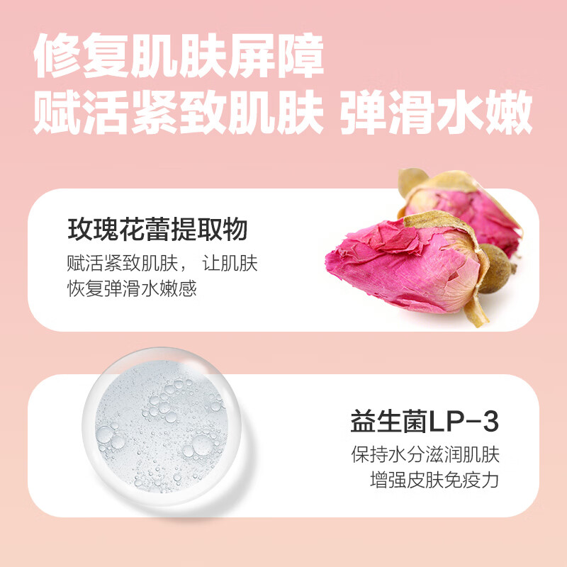 柏缇香氛香水沐浴露男女滋养美肤留香沐浴乳液 玫瑰紧致沐浴露650ml高清大图