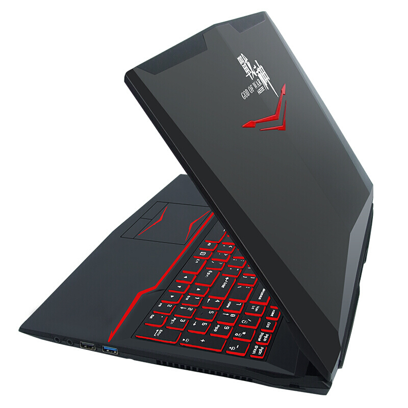 神舟战神T6-X5E 15.6英寸吃鸡游戏本学生笔记本电脑(I5-8300H 8G 1TB+128GB SSD GTX1050 4G WIN10 IPS)