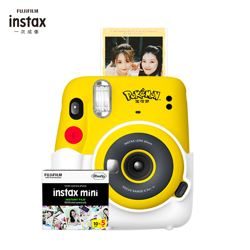 富士(fujifilm)instax 一次成像 立拍立得mini11皮卡丘相机 mini9升级