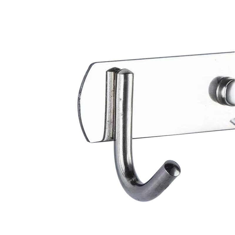 LONMATE 不锈钢加厚挂排衣钩110706六位 一条高清大图