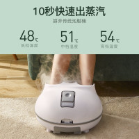 科普菲蒸汽足浴盆全自动按摩泡脚盆恒温电动加热足浴桶泡脚桶足浴养生洗脚盆多功能家用小型送父母