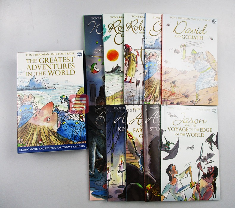 [醉染正版]世界伟大的冒险故事10册套装 英文原版儿童文学小说 Greatest Adventures in the W高清大图