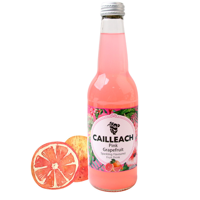 澳洲进口 都趣 粉红葡萄柚味碳酸饮料 330ml*5瓶